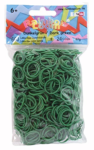 Preisvergleich Produktbild Rainbow Loom 376613 - Gummibänder dunkel-grün