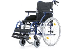 REHASHOP Leichtgewichtrollstuhl Bison 2 Blue - Sitzbreite 42 cm