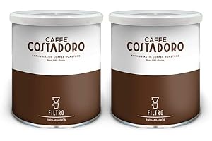 LZBBD CAFFE' COSTADORO Arabica Per Filtro - Lattine Da 50G, Caffè, 2 Unità