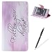 Produktbild Feeltech Sony Xperia Z5 Hülle, Sony Xperia Z5 Stand Function Hülle,Premium Folio PU Leder Ultra Slim Wallet Taschenhülle mit Karte Halterung und Magnetverschluss Flip Book Style Case Built-in Flexible Silicone TPU Inner Bumper Geldbeutel Kreditkartenhaltern Handyhülle für Sony Xperia Z5 - Regenbogen (#Fullow Ihr Traum)