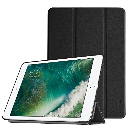Fintie iPad 9.7 Zoll 2017 Hülle - Ultra Schlank Superleicht Ständer Smart Shell Case Cover Schutzhülle Tasche mit Auto Schlaf / Wach Funktion für Apple iPad 2017 Neue Modell, Schwarz
