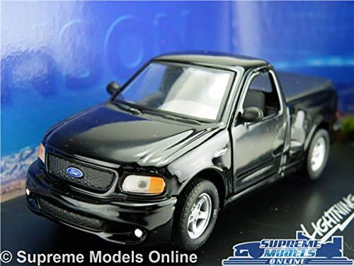 FORD LIGHTNING F-150 MODEL CAR 1:43 SCALE PICK UP ANSON 80801 BLACK SVT K8Q