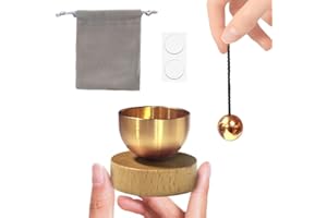 HuaMuDM Flangschale klein tibetische,3 Stück Tibetisches Klangschalen Set,Mini Klangschale, Meditationsklangschale,Klangschale klein für Yoga,Meditation und Entspannung,Achtsamkeit, Stressabbau