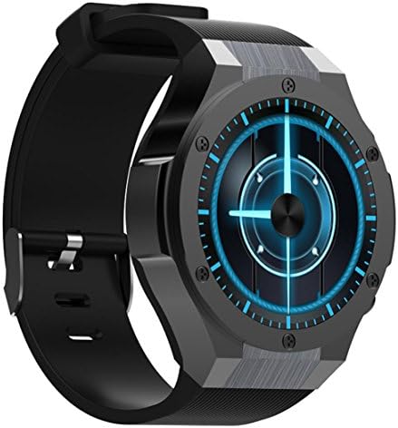 New H2 Smart Watch 3G Android IOS Synchronous GPS Navigation Heart Rate Monitoring 500 Mega Camera Pedometer 1 + 16GB Large Memory Sports Phone Watch , black