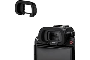 JJC Camera Soft Silicon Viewfinder Eyecup Okulary kompatybilne z Sony A1 II, A9 III, A7R V, A7 IV, A1, A7S III Mirrorless Camera Deep EyeCup, Zamień Sony FDA-EP19, FDA-EP21 Eye Cup