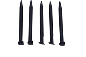 AMAZINGDEAL365 Amazingdeal Eingabestift für Nintendo 2DS, Metall, 5 Stück schwarz Schwarz