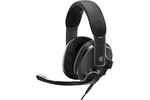 EPOS H3, Auriculares acústicos cerrados para videojuegos con micrófono con cancelación de ruido,