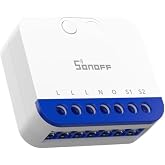 SONOFF MINI DIM WiFi Dimmer Switch for Dimmable LED, Electronic Transformers, Incandescent and Halogen Bulbs, Zero Wire Requi