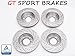 Produktbild v-maxzone gt0931 + gt0932 4 x Bremsscheiben Sport GT (vorne und hinten)