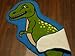 Non Slip Kids Dinosaur T-Rex Playmat / Rug 86cm x 110cm
