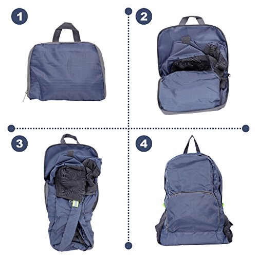 Foldable Waterproof Rucksack/Backpack For Hiking,Trekking,Camping,Picnic,Sports,College& Travel Luggage Bag By Kurtzy®(30x12x50CM) RS.399 (73.00% Off) - Amazon