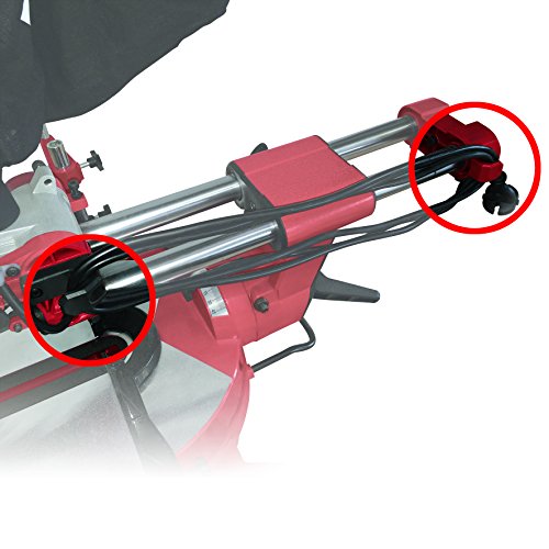 Einhell Zug Kapp Gehrungssäge TE-SM 2131 Dual (1600 W, Sägeblatt Ø 210 mm, Schnittbreite 310 mm, Softstart, schwenkbarer Sägekopf, Laser, LED-Licht) - 10
