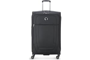 DELSEY PARIS - Helium DLX - Valise Grande Taille Souple Extensible - 83x50x33cm - 123 litres - XL - Noir
