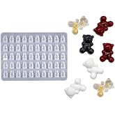 Tinky Winky Epoksi Haribo Mini Ayıcık Silikon Kalıp Jelibon Kalıbı 50'li
