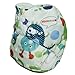 Alva Baby AI2 Print Reuseable Washable Pocket Cloth Napyy with 2 Liners S45-EU