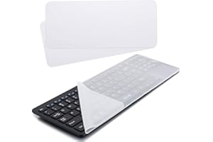 BZKSER protege clavier silicone - 3pcs Protection pour Clavier Film De Protection Clavier Protecteur De Clavier Universel Housse De Clavier éTanche,AntipoussièRe Et pour Clavier D'Ordinateur De Bureau