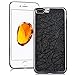 Produktbild SMART LEGEND iPhone 7 Plus Weiche Silikon Hülle TPU Bumper Handyhülle Schwarz Muster Schutzhülle Backcover Crystal Kirstall Clear Etui Ultra Slim Design Glatt Weich Handytasche Soft Case Silicon Protective Cover Flexible Dünne zurück Schale