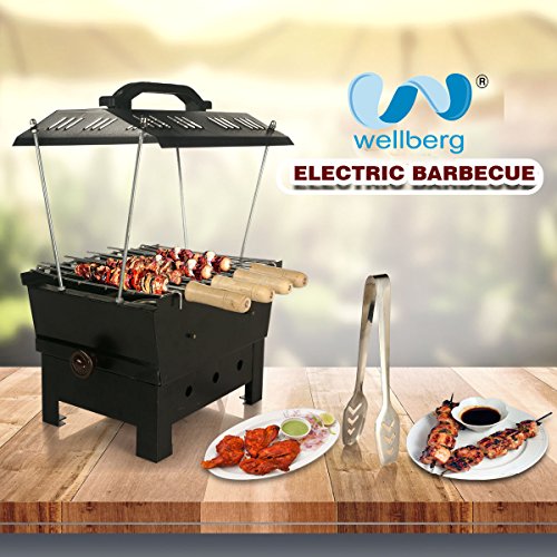 Wellberg Electric & Charcoal Barbeque ( 2 In 1 Bbq) "Multi Purpose"
