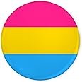 Funky Gifts Pansexual Pride Flag 25mm Button Badge