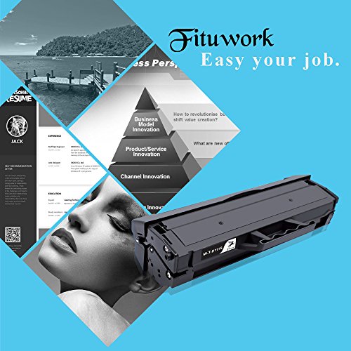 Fituwork 2Black Reemplazo Compatible para Samsung MLT-D111S Cartucho de T  ner para Samsung Xpress M2070 M2070W M2020 M2020W M2022 M2022W M2070FW  2B - 2Packs 