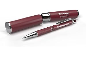 Gerth Medien Wunderbar gemacht - Kugelschreiber im Etui (bordeauxrot) 1 Stück (1er Pack)