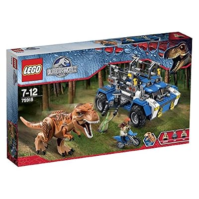 LEGO - 75918 - Jurassic World - Jeu de Construction - La Poursuite du T-rex