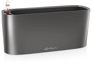LECHUZA DELTA 10 metallisk antracit 15467