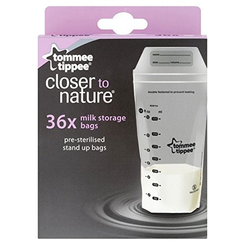 Tommee Tippee Closer to Nature Milk Storage Bags (36 Bags)