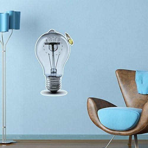 3D Clock DIY Creative Bulb Wall Mount Clock mute Movement Environment-Friendly non-Noise Clock