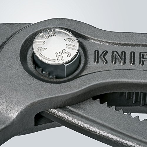 KNIPEX 87 02 250 Cobra, Hochleistungs-Wasserpumpenzange mit Schnelleinstellung und schlanken Mehrkomponenten-Griffhüllen, 250 mm - 4