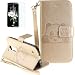 Produktbild LG K7 X210 K8(2016) Hülle mit Panzerglas,ISENPENK Original Flip Bookstyle Cover Wasserdicht Shockproof Anti Slip Protection Stoßfest Leather Case mit Standfunktion,3D Panda Print Muster Pattern Wallet Case mit Intern Karte Schlitz,Anti-Sturz Stoßdämpfend Magnetic Closure Handygürtel Wallet Tasche Schutzhülle Leathertasche für LG K7 X210 K8(2016) 5.0Zoll-[champagner]+Panzerglas/Schutzfoile/Displayschutzfolie