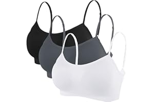 Litthing Women Sports Bra Seamless Comfort Bras Padded Ladies Tops Adjustable Strap Bralettes Vest Style Athletic Wireless Wrap Chest Crop Top for Yoga Fitness Exercise