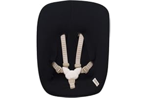 JYOKO KIDS Fodera in Cotone Compatibile con Stokke NewBorn (BLACK SERIES)