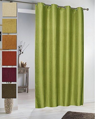 Curtains with Jute with dimensions of 140 x 290 CM with Rings