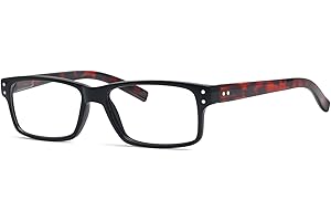 Eyekepper Klasyczne okulary do czytania z zawiasami z piórami, szare soczewki