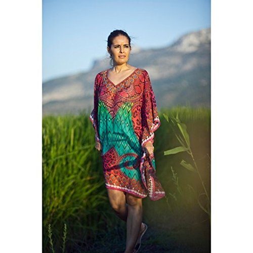 Preisvergleich Produktbild Art Deco Home - Strandponcho, pink, 90x50 cm - 7531SG