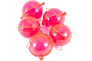 ATATMOUNT 5 Unids/Set Flotador de Pesca Bolas de plástico ABS Bolas de Agua Flotadores de Burbujas Aparejos de Pesca de mar Accesorios al Aire Libre Azul Rojo 25/32/40/47 mm