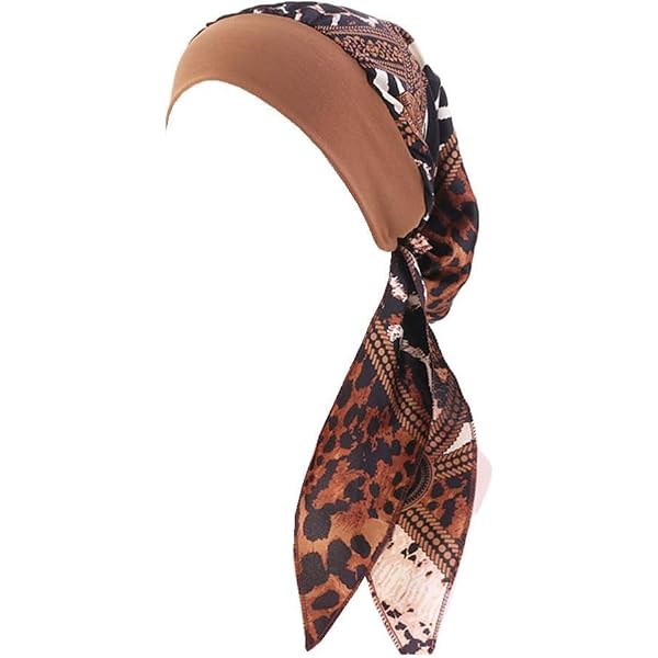 3 Turbans Africains Pré-noués MUDDER - Taille Unique, Motifs Fleuris, élastique Confortable