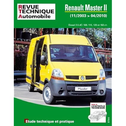 Renault Master II Phase 2 2.5 DCI 11/03>04/10 Renault Master II Phase 2 2.5 DCI 11/03>04/10