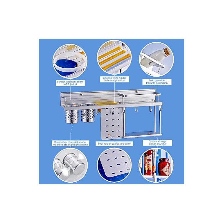 Wand Topf Gestell, Wand Hängendes Regal Küche Kochgeschirr Organisator