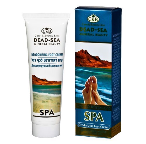 C&B DEAD SEA Deodorant Feet Cream for Men 150ml/5oz Deodorizing Foot SPA ISRAEL
