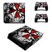 Produktbild Funky Planet PS4 Slim PlayStation4 Slim Designfolie Sticker Skin Set für Konsole + 2 Controller by (PS4 Slim Umbrella)