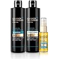 Avon Advance Techniques Absolute Nourishment Collection includes Shampoo 400ml, Conditioner 250ml and Treatment Serum 30ml