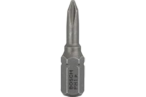 Bosch Accessories Bosch Professional Bit Extra Hard Kreuzschlitz (3 Stück, PH 1, Länge: 25 mm, Zubehör zum Schrauben)
