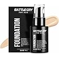 Battlecry Foundation, Long Lasting Full Coverage Liquid Foundation For Face Makeup, Hydrating Skin Corrector, (30ml, Light)