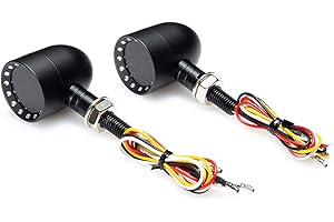 Alchemy Parts Moto Frecce LED Stop Coda Luci Integrato per Custom Chopper Coppia