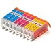 None YATUNINK New version 9 Pack CLI-251XL COLOR Compatible Ink Cartridges 3xC 3xM 3xY Replacement For Cannon PIXMA MG5420 PIXMA MG5450 PIXMA MG6320 PIXMA MG6350 PIXMA MX722 RS.2725.00