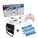 Produktbild AIRCRAFT Drohne Quadrocopter mit Kamera 4 GB SD Karte weiß (Syma) Ersatzakku Flugtasche Copter-Card