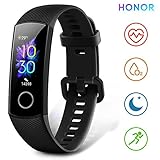 HONOR Band 5 Smartwatch Orologio Fitness Tracker Uomo Donna Pressione Sanguigna Smart Watch Cardiofrequenzimetro da Polso Contapassi Smartband Sportivo Activity Tracker,Nero