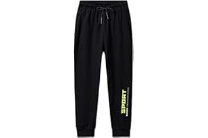 CAMLAKEE Pantalons de Sport Enfant Garçon Jogging Fille Élastique Taille Décontracté